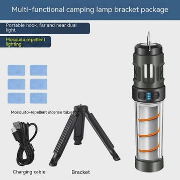 Draagbare Camping Lamp: Muggenverjager, Zaklamp & Sfeerverli, Verzenden, Nieuw