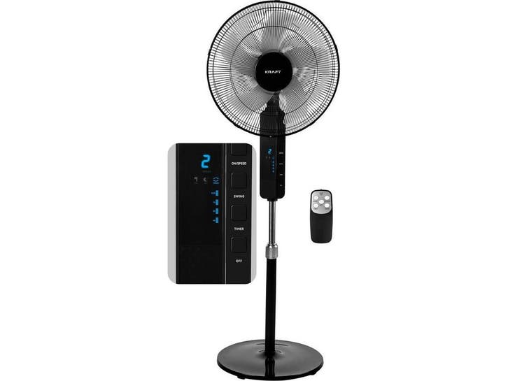 KRAFT Statiefventilator - Hoogte Verstelbaar - LED Scherm -, Witgoed en Apparatuur, Ventilatoren, Nieuw, Verzenden