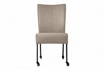 Eetkamerstoel Wiske - eetkamerstoelen - Taupe, Nieuw, Stof