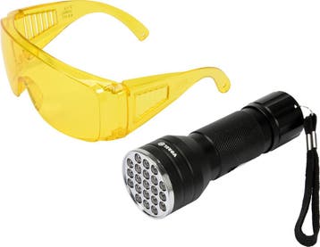 UV LED zaklamp - 21 LEDs - Met beschermbril, Ophalen of Verzenden, Nieuw
