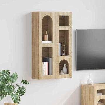 vidaXL Hangkast ELST Sonoma Eiken 59 x 20 x 100 cm Bewerkt, Verzenden, Nieuw