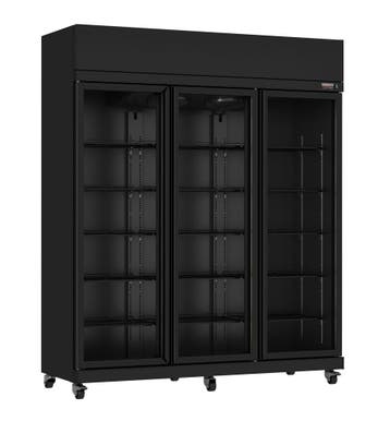 CombiSteel Koelkast | SERIE IRM | 1180L | Zwart | 0°C/+10°C, Witgoed en Apparatuur, Koelkasten en IJskasten, Ophalen of Verzenden