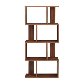 Boekenkast schap Marseille 130x60x24 cm walnootkleurig, Verzenden, Nieuw