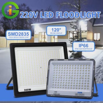 Krachtige LED Floodlight 50W-300W IP66 Waterdicht - Koel Wit, Verzenden, Nieuw