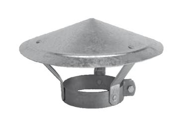 170 - 180 Mm Gegalvaniseerde Regenkap, Huis en Inrichting, Nieuw