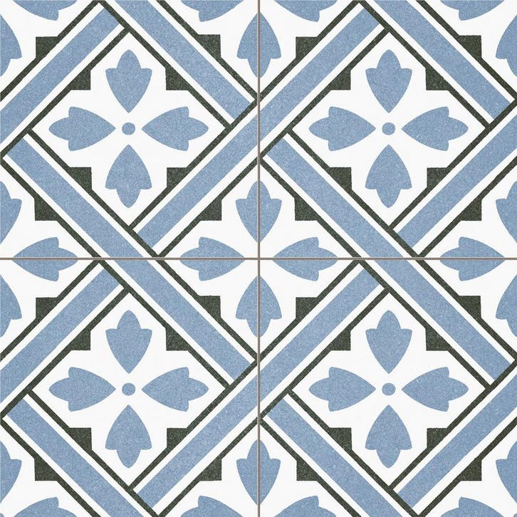 Vloertegel/Wandtegel Blauw 45x45cm (Muurtegels), Doe-het-zelf en Verbouw, Tegels, 40 tot 60 cm, 40 tot 60 cm, 10 m² of meer, Nieuw