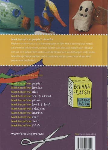 Maak het zelf met papier-maché / Maak het zelf met, Verzenden, Zo goed als nieuw, Carola van der Molen