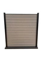 Modulair Schutting Composiet Licht Grijs 180x180 Cm (zonder, Nieuw
