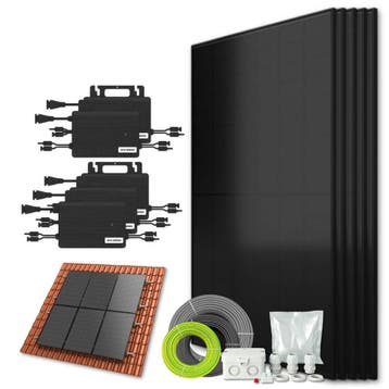 Zonnepanelen Pakket Schuindak 2.2 kW 5x 430Wp Micro-omv., Ophalen of Verzenden, Nieuw