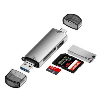 Multifunctionele Kaartlezer voor SD Kaart - Usb C Aansluitin, Verzamelen, Overige Verzamelen, Verzenden, Nieuw