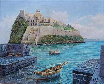Giuseppe Luongo (1948) - Ischia, Antiek en Kunst