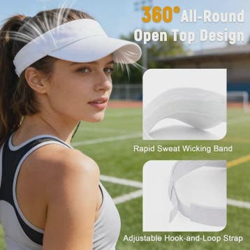 Lichtgewicht Sneldrogende Zonneklep voor Dames - Perfect voo, Kleding | Dames, Hoeden en Petten, Verzenden, Nieuw