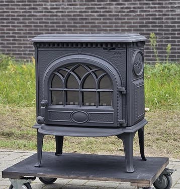 Houtkachel Jotul F3TD, Ophalen, Houtkachel, Zo goed als nieuw, Vrijstaand