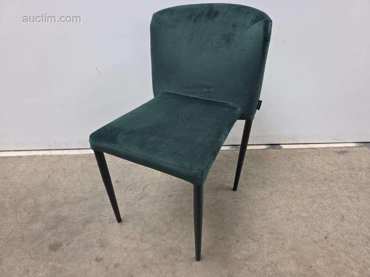 6x Groen velvet stoelen Flexfurn Veneto (4x), Zakelijke goederen, Horeca | Meubilair en Inrichting, Ophalen
