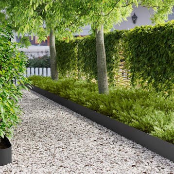 vidaXL Gazonrand met omgevouwen bovenrand 20 st 103x20cm, Tuin en Terras, Verzenden, Nieuw