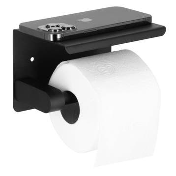 WC Rolhouder | Toiletrolhouder Met Plank | Staal | 14x10x10, Ophalen of Verzenden, Nieuw