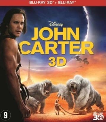 John Carter 3D plus blu-ray (blu-ray tweedehands film), Cd's en Dvd's, Ophalen of Verzenden, Zo goed als nieuw