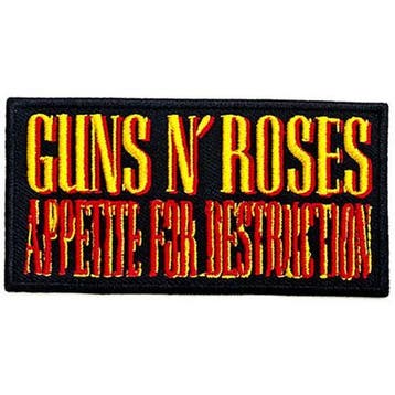 Guns N Roses - Appetite For Destruction - patch off. merch, Ophalen of Verzenden, Nieuw, Kleding