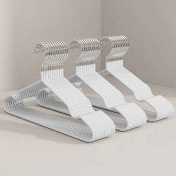 Set van 25 Metalen Kledinghangers - Antislip & Krasvrij voor, Verzenden, Nieuw