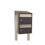 Brievenbusunit Brickset met statief 2-hoog met dak -, Verzenden, Nieuw