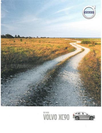 2016 VOLVO XC90 BROCHURE DUITS, Nieuw, Volvo, Author