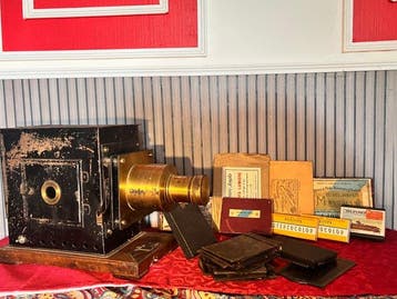 A. Molteni – Paris Antique Magic Lantern Optical Projector -, Nieuw