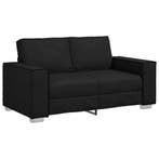 vidaXL Loveseat Zwart 160 cm Nep Leer, Verzenden, Nieuw, Leer, 150 tot 200 cm