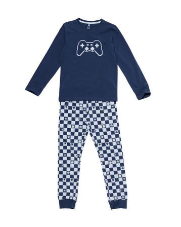 HEMA Kinderpyjama gaming donkerblauw, Verzenden, Nieuw