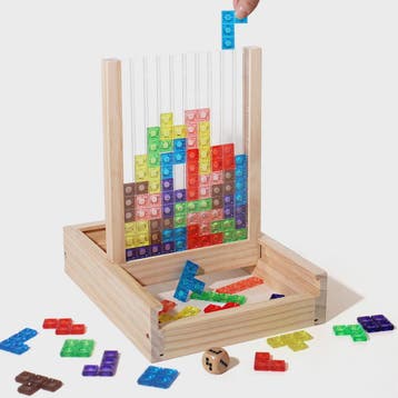 3D Transparant Tetris Puzzel - Logisch Denkspel voor Kindere, Verzenden, Nieuw