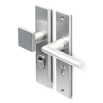 Veiligheidsbeslag met duwer | Intersteel | 72 mm, Verzenden, Nieuw