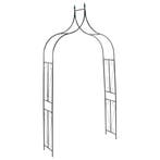 vidaXL Tuinboog 142x37x275 cm ijzer donkergroen, Tuin en Terras, Verzenden, Nieuw
