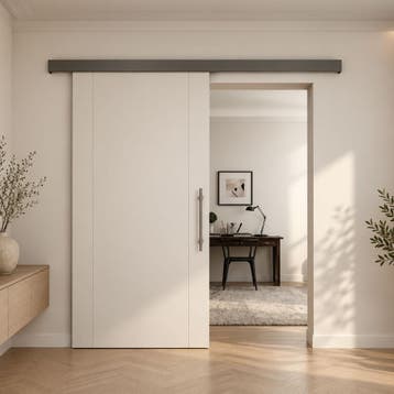 Nova schuifdeursysteem zwart 200 cm – wand- en plafondmon., Doe-het-zelf en Verbouw, Ophalen of Verzenden, Nieuw, Overige materialen