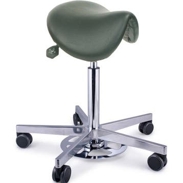 Habru Zadel tabouret Chroom - voet en hand bediend, Verzenden, Nieuw in verpakking