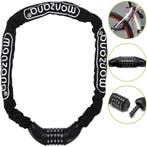 Fietsslot 120cm met cijfercode en sterke ketting, Verzenden, Nieuw