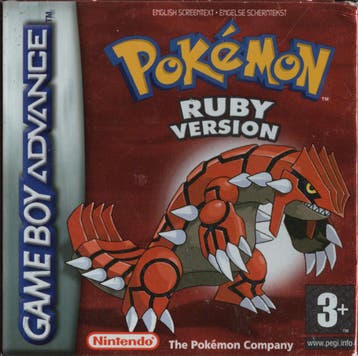 Game Boy Pokemon Ruby Version (In doos), Spelcomputers en Games, Games | Nintendo Game Boy, Verzenden, Zo goed als nieuw