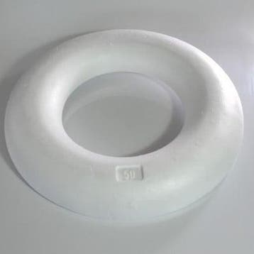 Oasis® Styropor Piepschuim Isimo Ring Platrond 50 cm, Hobby en Vrije tijd, Knutselen, Ophalen of Verzenden, Nieuw