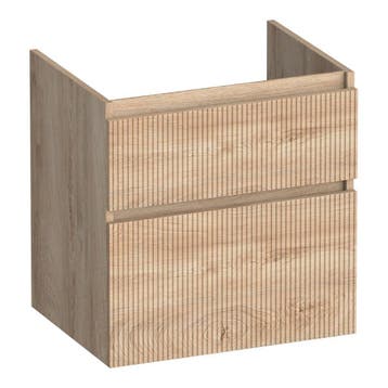 Brauer Delight Wavy - Onderkast - 60 cm - met 2 Softclose, Ophalen of Verzenden, Nieuw