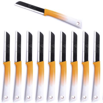 Solingen Schilmesje – RVS Glad – 19 cm met Blade Cover, Ophalen of Verzenden, Nieuw, Rvs of Chroom