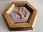 David Marshall – Brutalist aluminum & bronze ashtray –
