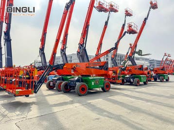 Elektrische Knikarm hoogwerker – 16 Meter Werkhoogte – 4x4, Zakelijke goederen, Ophalen of Verzenden