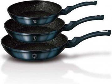 Berlinger Haus BH-6177NF Pannenset 3 delig Aquamarine, Nieuw