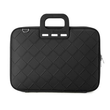 Bombata Intrecciato 15 / 16 inch Laptoptas Vlecht Zwart, Verzenden, Nieuw