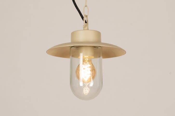 Rietveld Hanglampen - Beige - Metaal, Aluminium, Huis en Inrichting, Lampen | Hanglampen, Verzenden