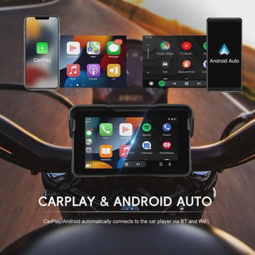 5" Motorfiets Navigatie Display met Draadloze CarPlay & Andr, Verzenden, Nieuw