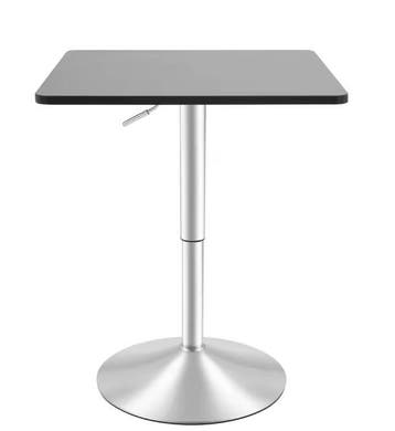 Verstelbare Vierkante Bartafel – 360° Draaibaar Design Zilve, Verzenden, Nieuw