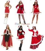 Kerstvrouw Pak-Jurk | Kostuum Kerstdame | Jurkje Kerst vrouw, Ophalen of Verzenden, Nieuw, Kerstmis of Sinterklaas, Kleding