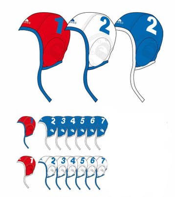 Voordeelbundel (14 stuks) Turbo waterpolo cap team set c..., Nieuw