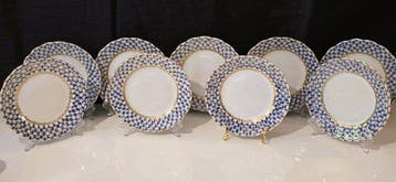 Lomonosov Imperial Porcelain Factory - Bord (9) - Porselein