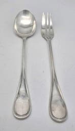 Christofle - Serveergerei (2) - Verzilverd - 1900-2000 -, Antiek en Kunst