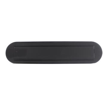 OUTLET Intersteel Brievenbus ovaal met klep/regenrand zwart, Ophalen of Verzenden, Nieuw